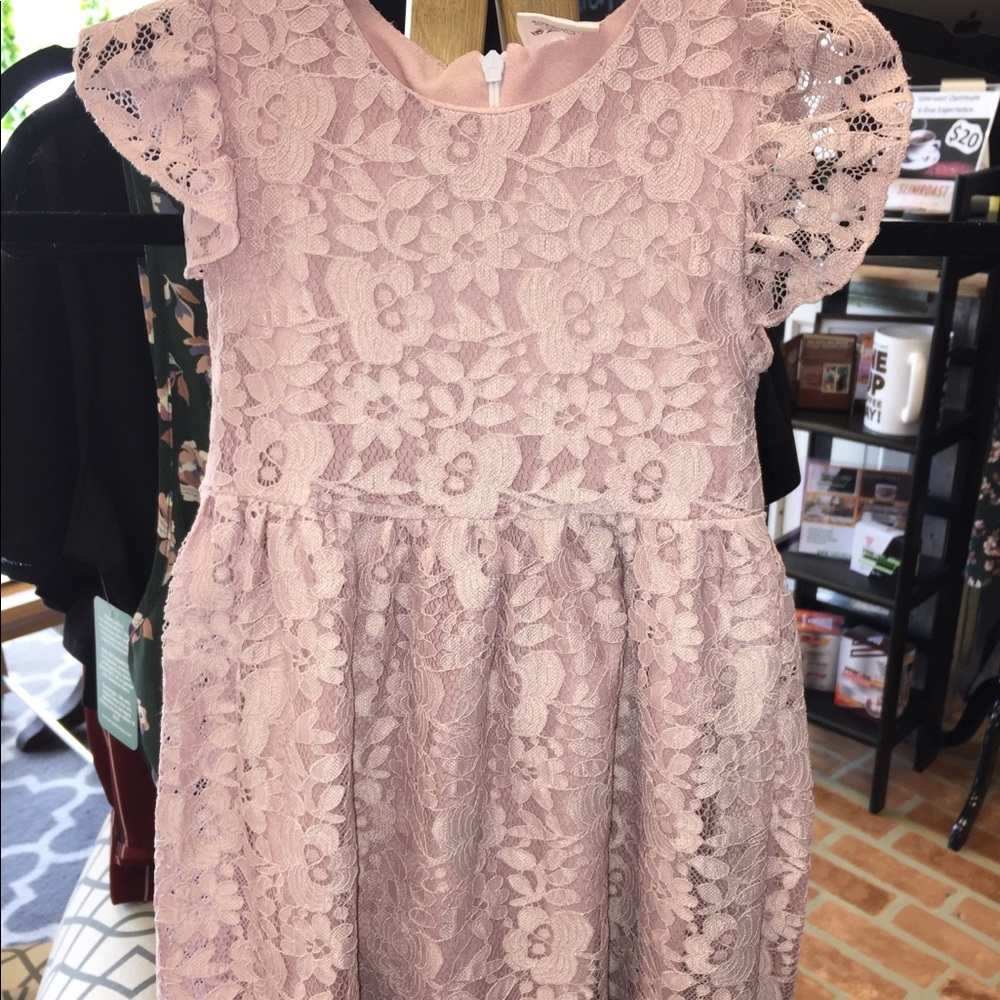 Size 3T floral lace dress.
